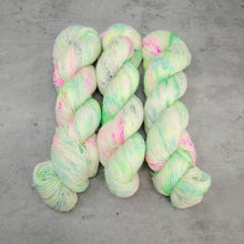 Load image into Gallery viewer, Opal - Hand Dyed Single Ply Fingering Weight 100% Superwash Merino Wool Yarn, White Pastel Multi Micro Speckles, 400 Yards (365 Meters)
